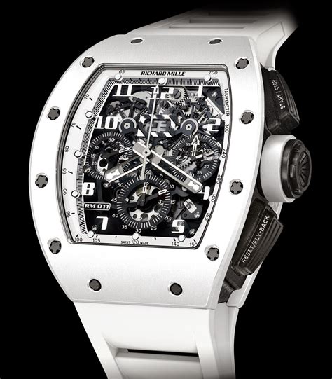 richard mille rm011-fm|richard mille watch white ghost.